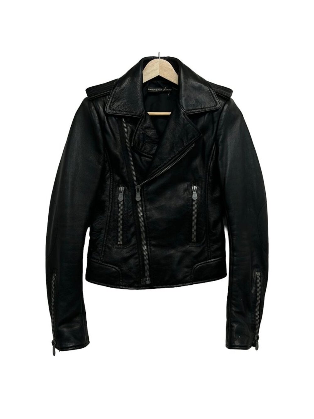 Balenciaga Rider's Jacket M Black Leather